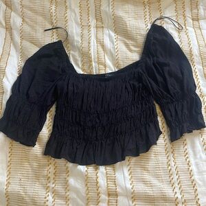UO black blouse